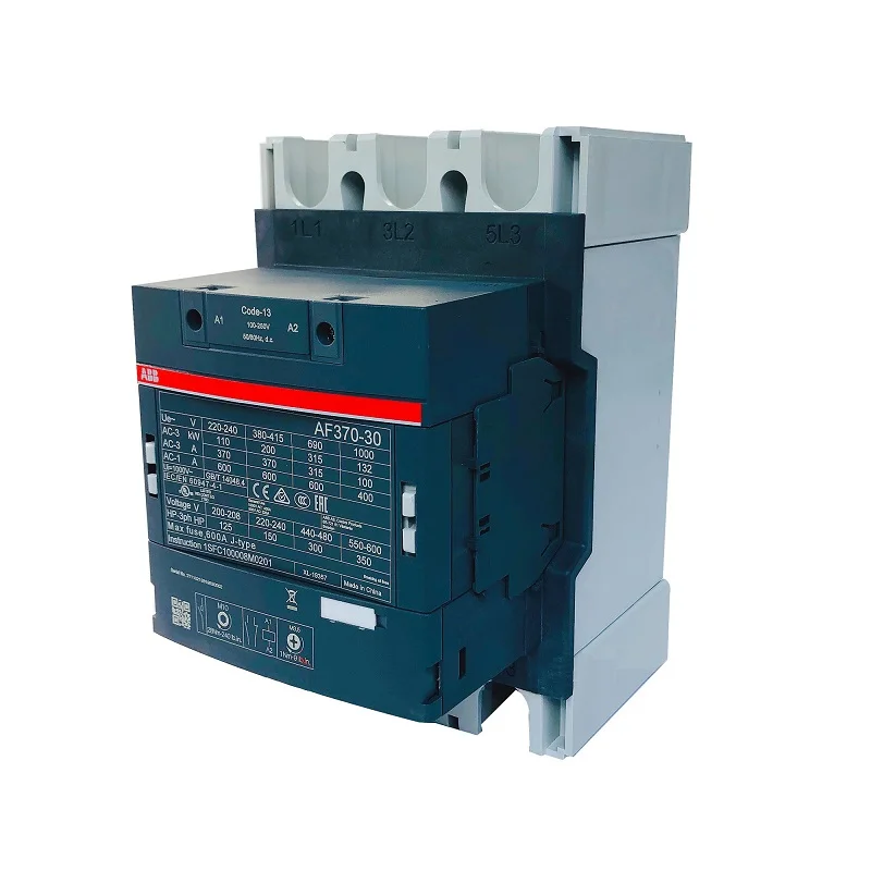 ABB 3-ploe контакторы AF серия AC/DC 1NC + 1NO 370A 200kw AF370-30-11-11 AF370-30-11-12 AF370-30-11-13 AF370-30-11-14 |
