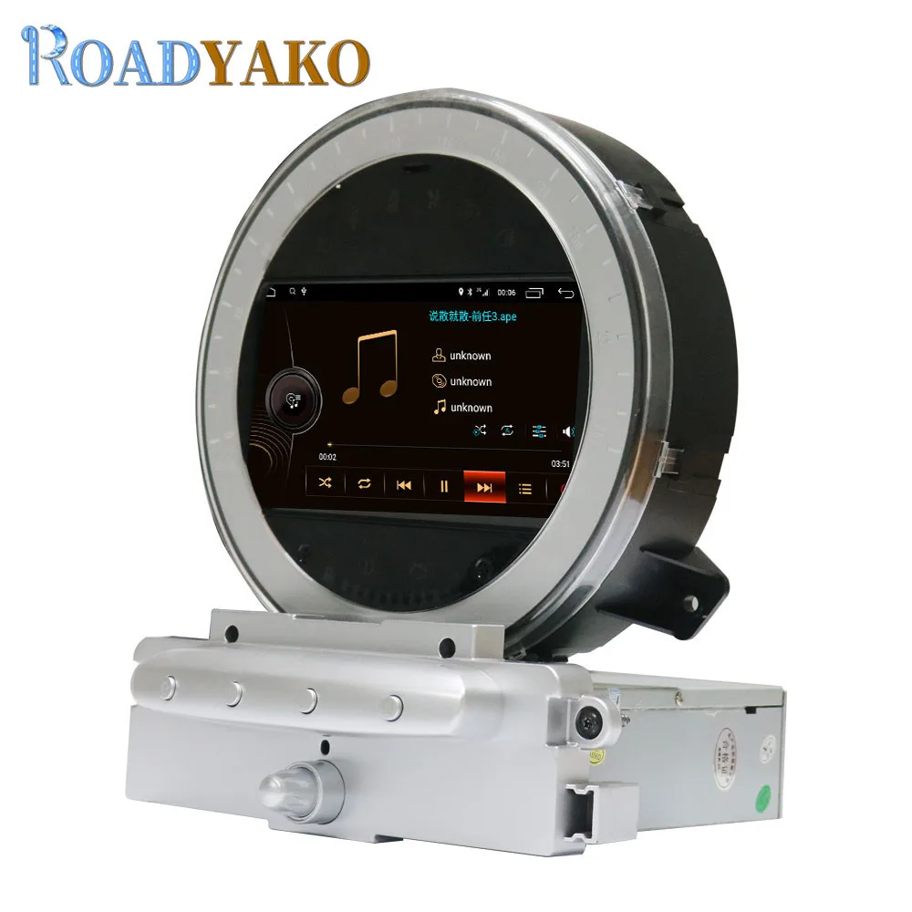 Android 9,0 2G 32G Авторадио dvd-плеер четырехъядерный gps навигатор для Mini Cooper 2007-2010 автомобильный Головной блок 7 ''Bluetooth wifi