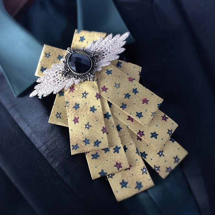Handmade Bow Tie Британский женский мужской воротник рубашка украшение бархатная одежда галстук-платок галстук для свадебной вечеринки сплав Стразы галстук-бабочка - Цвет: Handmade Bow Tie