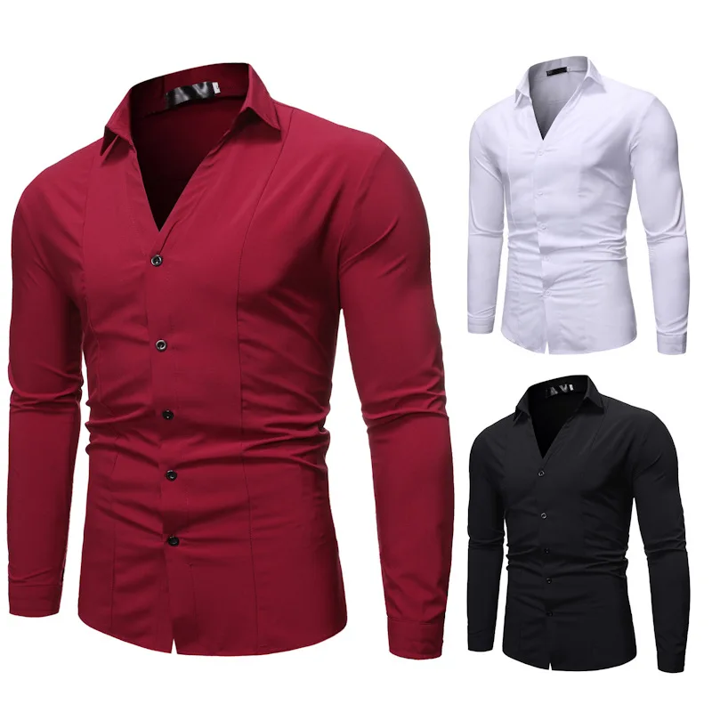 

Top men,shirt men,men's shirts,fashion casual shirts,printed shirts, men's lapel shirts, long sleeve shirt men, men's clothing,