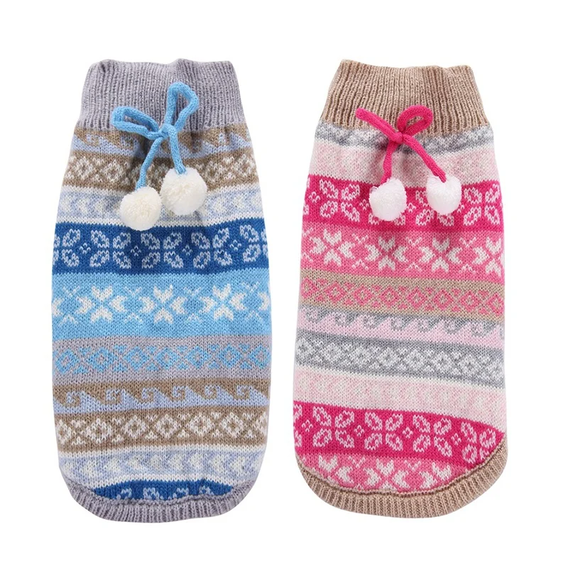 

Christmas Dog Sweet Sweater Pet Christmas Accessories Sleeveless Costume Puppy Warm Knitted Patterns Clothes Thickening Vest