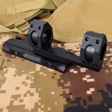 Hunting rifle scopes mounts accessories 25.4-30mm Quick dismantling QD double rings scope mount for 21.2mm rail