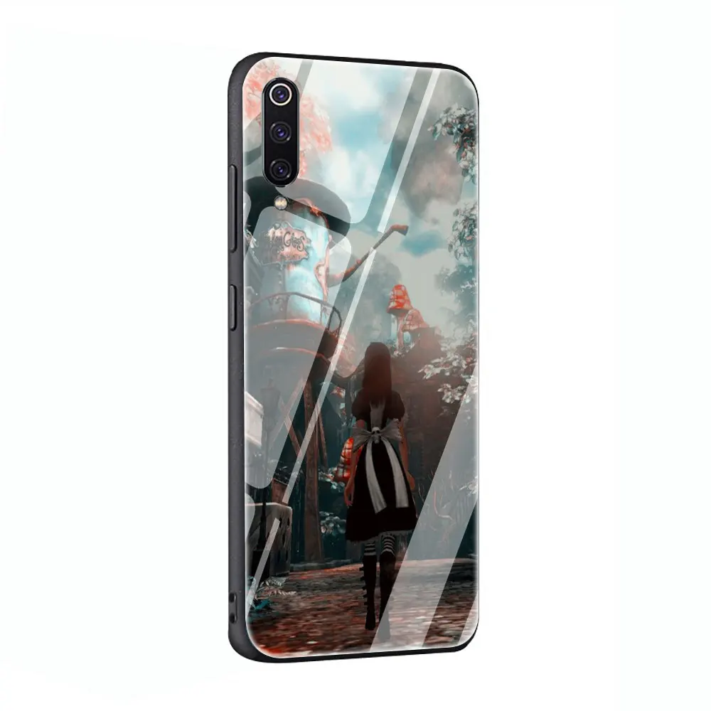 Alice Madness Returns девочек закаленное Стекло чехол для Xiaomi 8 Lite A1 A2 9 Redmi Note 5 6 7 Pro 6A 4X F1 - Цвет: G5