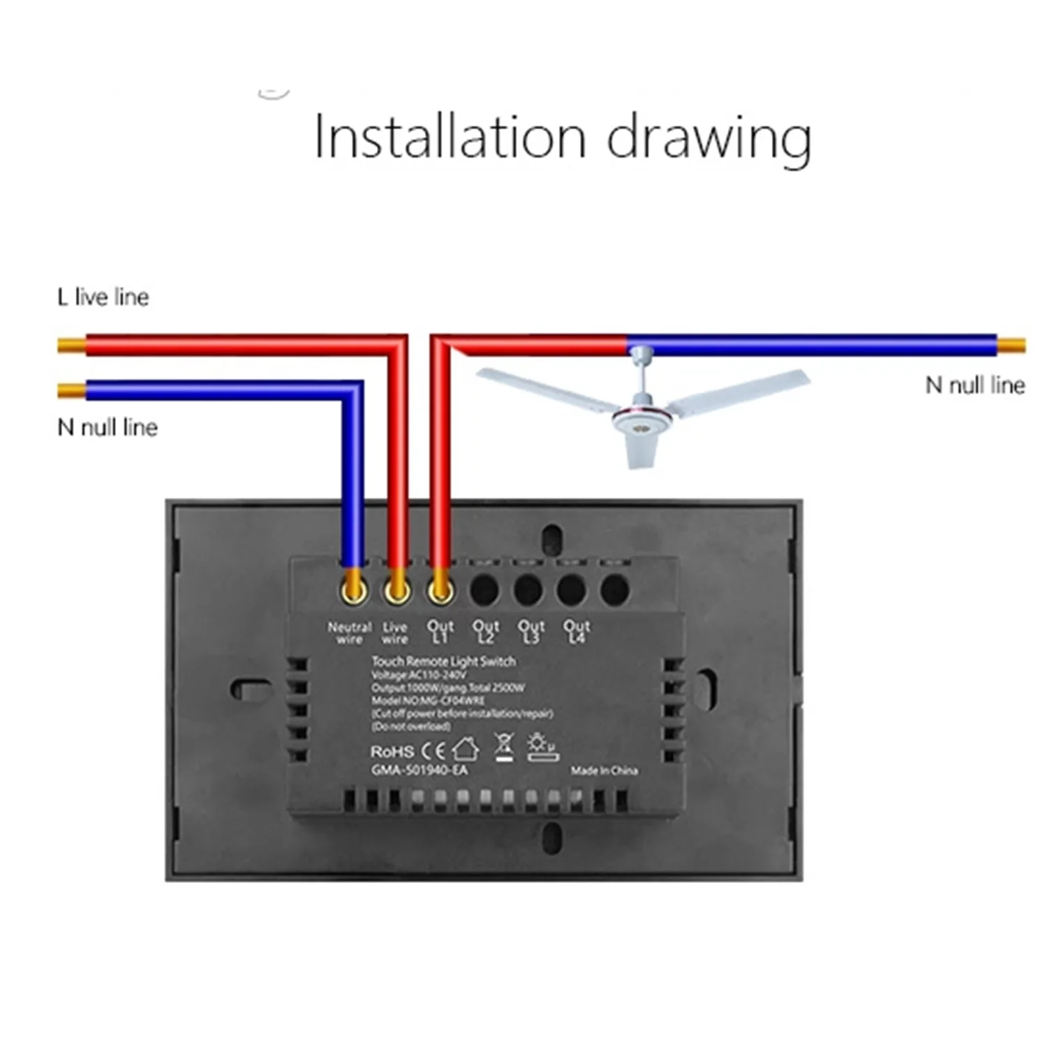 Умный Свет WiFi вентилятор Celling Switch APP ПДУ для умного дома, с таймером, совместим с Alexa и Google speed control умный дом домашний комплект работает с Amazon