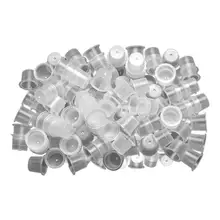 1000 шт. Пластик одноразовые чернил для татуажа, Кепки 9/12/15 мм в диаметре, различные Размеры пигмент держатель контейнер коробка татуировки аксессуары для инструментов