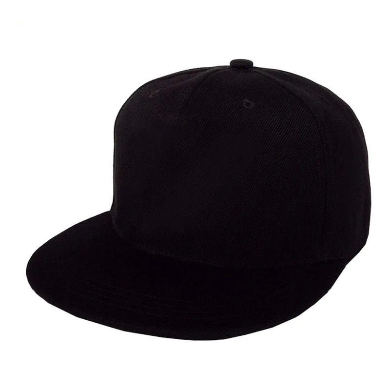 Длинные кепки Snapback с принтом логотипа, бейсболки в стиле хип-хоп, повседневные кепки для взрослых, 10 шт./лот - Цвет: black