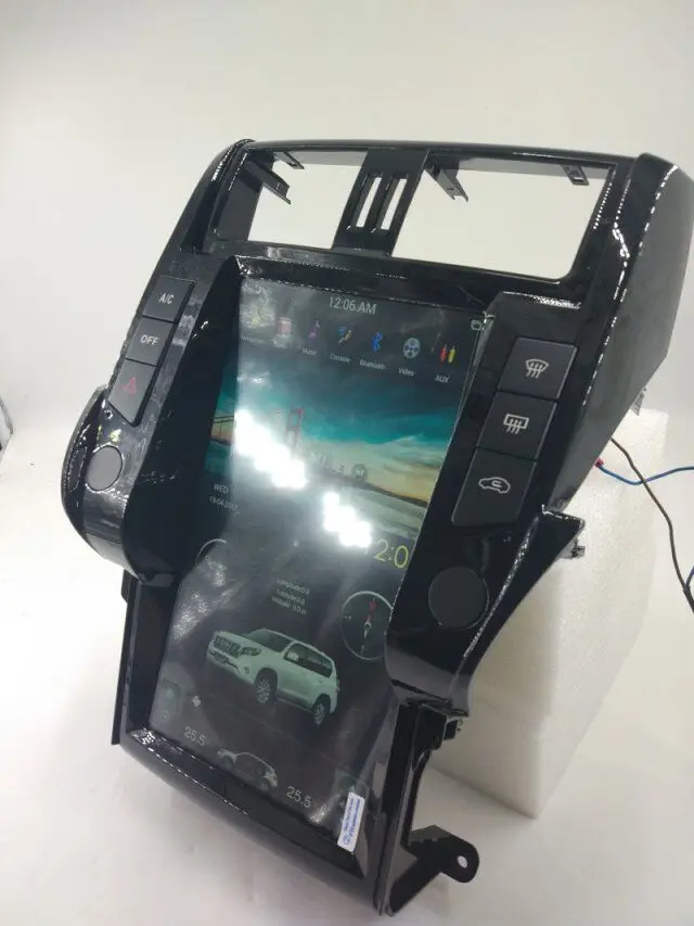 Tesla стиль PX6 Автомобильный мультимедийный для Toyota Land Cruiser Prado Ram 2G Rom 3 2G Автомобильный видео плеер аудио стерео