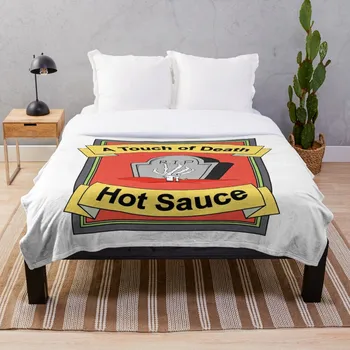 

A Touch Of Death Throw Blanket Soft Sherpa Blanket Bed Sheet Single Knee Blanket Office Nap Blanket