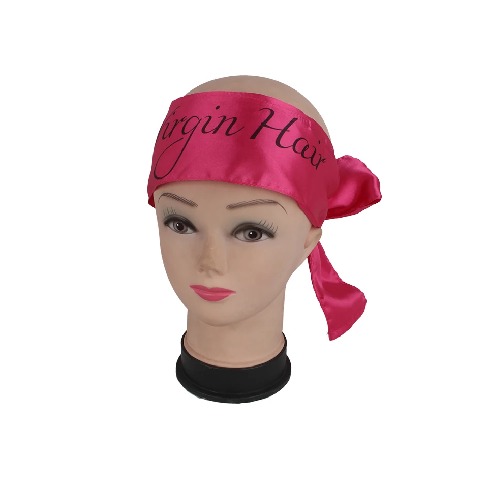 black logo 5pcs Роскошный удлиненный широкий головной убор, атласный фронтальный шарф, повязка на голову, 8 см X 1500 см, более удлиненные волосы, пряди для наращивания, повязка на голову - Цвет: black logo 5pcs