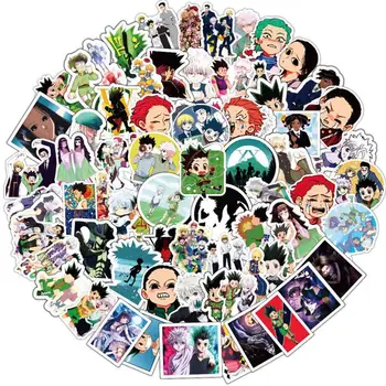 

100Pcs/Lot HUNTER X HUNTER Anime Stickers Decal For Car Laptop Suitcase Notebook Motorcycle Skateboard Toys Stickers