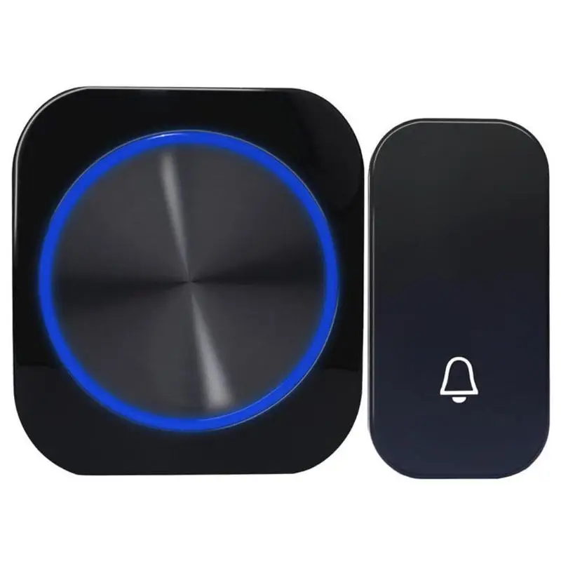 

Home Security Wireless Doorbell 150m Remote 4 Modes Self-powered Pager Smart Transmitter with Receiver Door Hardware