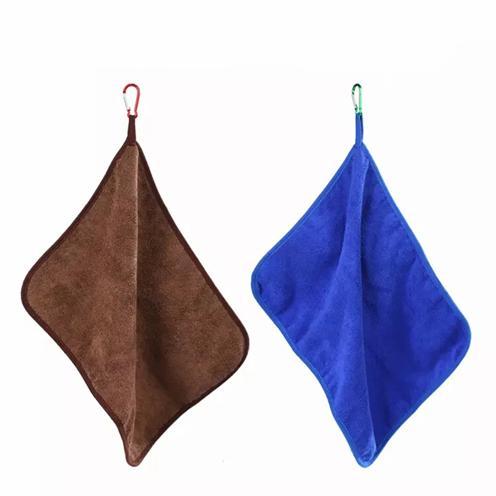 Durable Swimming Towels Microfiber Fishing Clothing Towel Thickening Non-Stick Absorbent Wipe Hiking Climbing Hands Towel - Цвет: Random Color