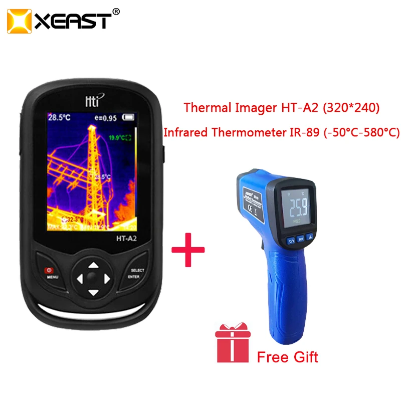 

2019 Handheld TFT Display Screen Thermal Infrared Imager Camera 320*240 in stock HT-A2 upgrade for Outdoor Hunting Fast