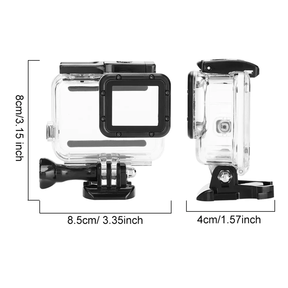 LANBEIKA Hero7 45 м Водонепроницаемый чехол Корпус для Gopro Hero 7 серебряный и белый Подводный защитный корпус коробка Go pro Аксессуары