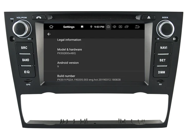 Excellent PX5 4g+64g Android 9.0 CAR DVD Player For  BMW E90/E91/E92/E93 car multimedia AUTO support DVR WIFI DAB OBD 4