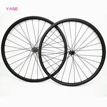 

YASE 27.5er carbon mtb disc wheels 27.4x23mm asymmetry tubeless bike wheel NOVATEC D411SB-D412SB 100x15 142x12 carbon wheelset