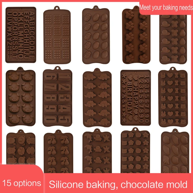 3d Christmas Silicone Fondant Chocolate Molds  Silicone Mold Pastry  Christmas - Baking Mold - Aliexpress