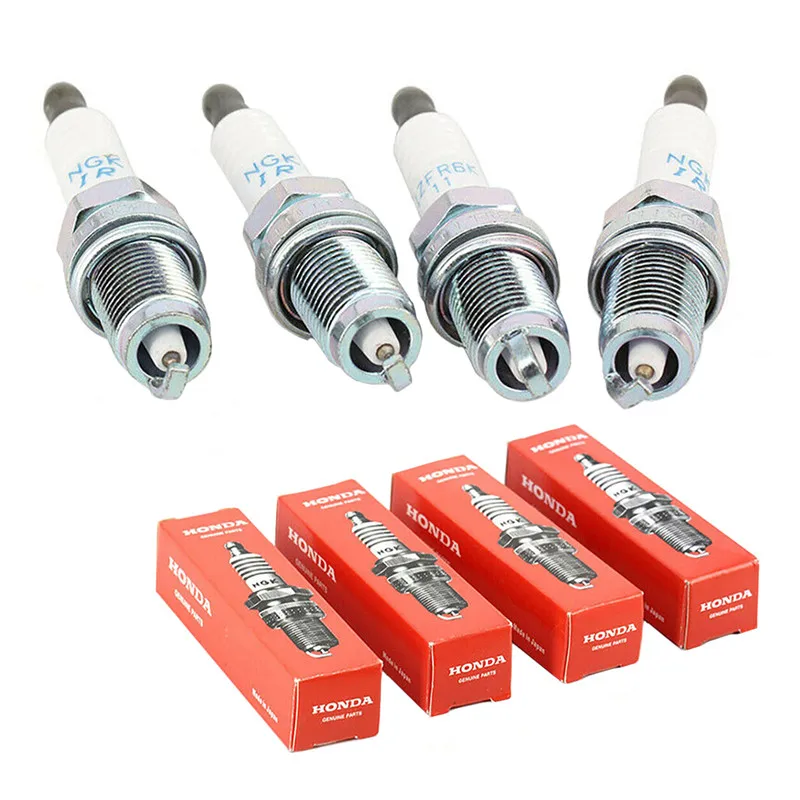 

Set of 4 Packs 9807B-5617W NGK Iridium Spark Plugs IZFR6K11 for Honda OEM Spark Plugs Nozzles