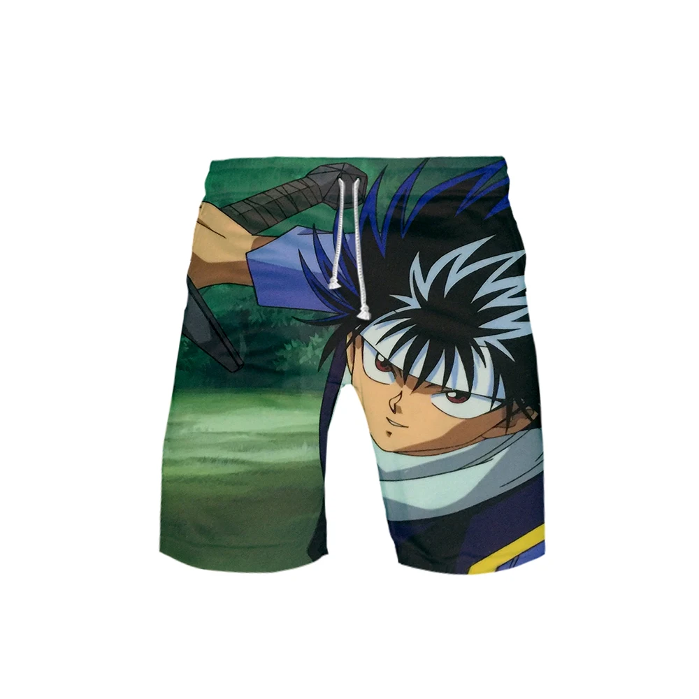 Йюйю хакушо аниме 3D шары штаны Шорты для мальчиков Штаны Досуг 3D с цифровым принтом Новинка Топ Демисезонный класса люкс в стиле Харадзюку