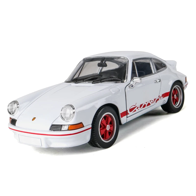 Welly 1:24 Porsche 911 CarreraRS автомобильный брелок для автомобильных ключей имитационная