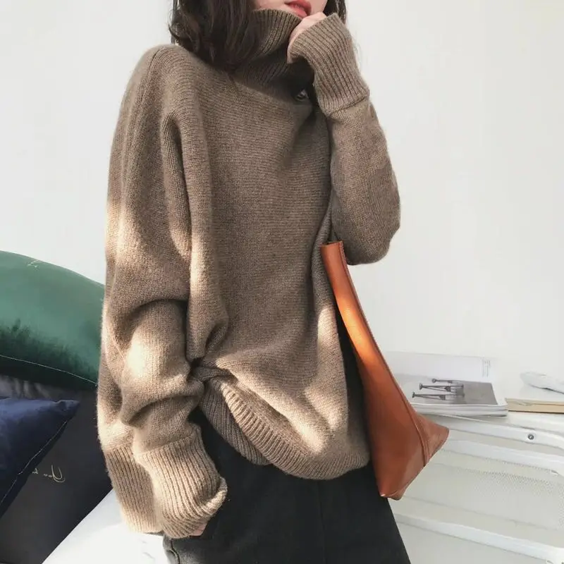 2020 Winter New Turtleneck 100% Cashmere And Wool