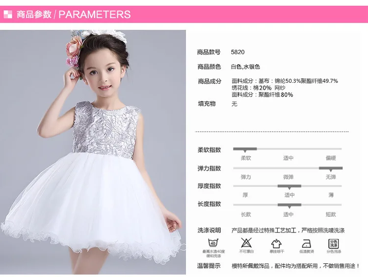 AliExpress праздничные костюмы для детей; детская одежда в Корейском стиле для девочек; цельнокроеное платье с золотыми линиями; газовая юбка принцессы