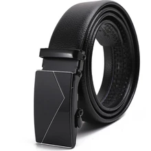 

Men's Automatic Buckle Belt Lychee Pattern 2022 New Trend Casual Youth Belt High Quality Fashion Versatile Workwear Jeans Belt