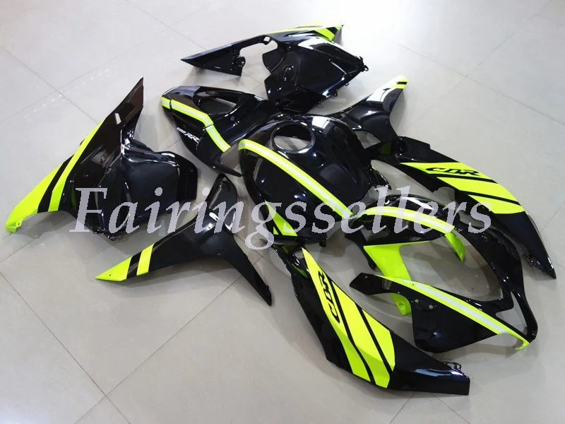 Топ впрыска ABS Полный комплект обтекателя подходит для Honda CBR600RR F5 2009 2010 2011 2012 Обтекатели на заказ Высокая Viz полоса
