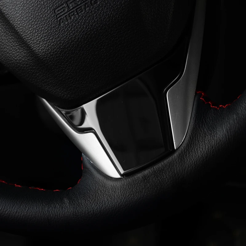 Нержавеющая сталь для Honda Civic 10th Автомобильный руль кнопка рамка Крышка отделка автомобиля аксессуары для укладки 1 шт