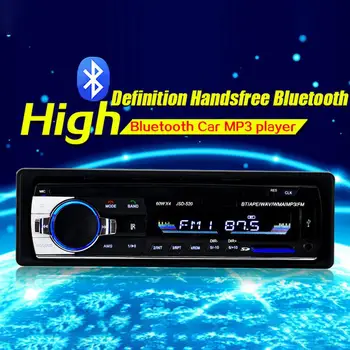 

Bluetooth Autoradio Car Stereo Radio FM Aux Input Receiver SD USB 4X60W 12V In-dash 1 din Car MP3 Multimedia Player