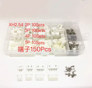 

230pcs XH2.54 2p 3p 4p 5 pin 2.54mm Pitch Terminal Kit / Housing / Pin Header JST Connector Wire Connectors Adaptor XH Kits