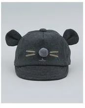  Cartoon Cat Design Baby Hat Baseball Cap Cute Cotton Baby Boys Girls Summer Sun Hat Spring Autumn Peaked Cap 