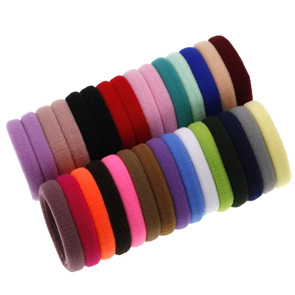 4.3cm women Ponytail Holder rubber band Scrunchie Headband Girl Yoga hair Tie nylon Elastic hair Band hair Accessories 30pcs/Lot designer hair clips Hair Accessories