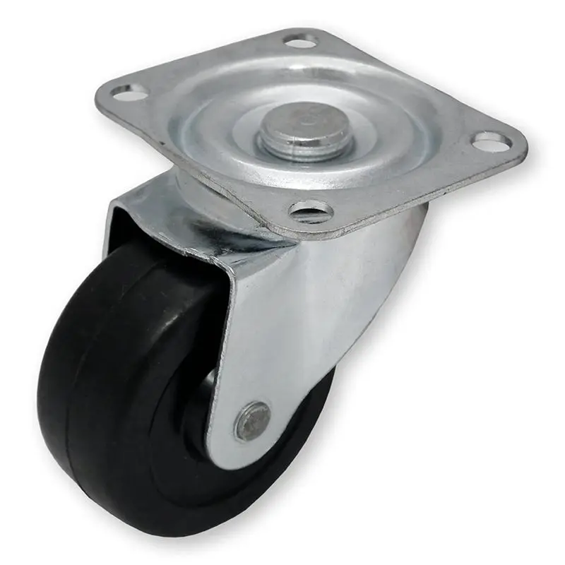 

4x Heavy Duty Swivel Rubber Castor Caster Wheels 50mm Industrial Trolley Wheel Castors