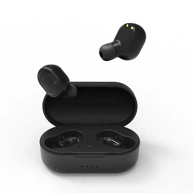 black Беспроводные наушники Bluetooth 5,0 TWS наушники Bluetooth гарнитура HIFI мини спортивные наушники для бега для iPhone samsung Xiaomi - Цвет: black