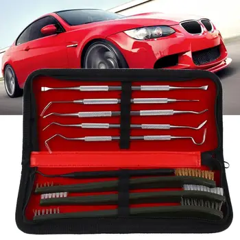 

Car Washing Spray Tool Tube Cleaning Brush Stainless Steel Plastic Pick Tool Kit Automobile carros Interior New Hot Accessories