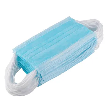 

50PCS Disposable Protective Mask 3 Layers Dustproof Facial Protective Cover Non Woven Face Mask Breathable Dustproof Masks