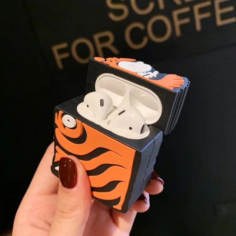 Защитный силиконовый чехол с головой тигра для Airpods 1/2 Kit PXPE