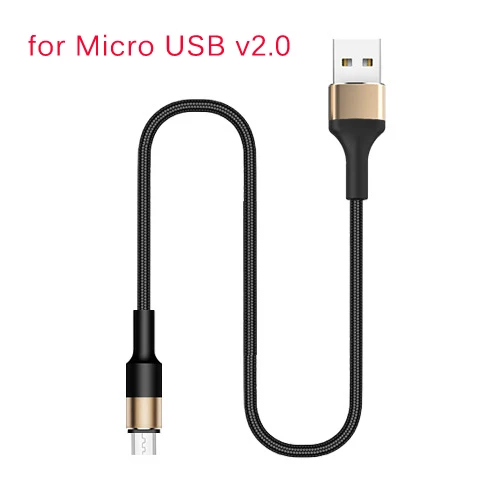 CANDYEIC 3 в 1 USB кабель Быстрая зарядка для samsung A20 30 40 huawei P30 Xiaomi 9T Redmi Note7 8 USB C type-c телефонный кабель Шнур - Цвет: Gold For Micro
