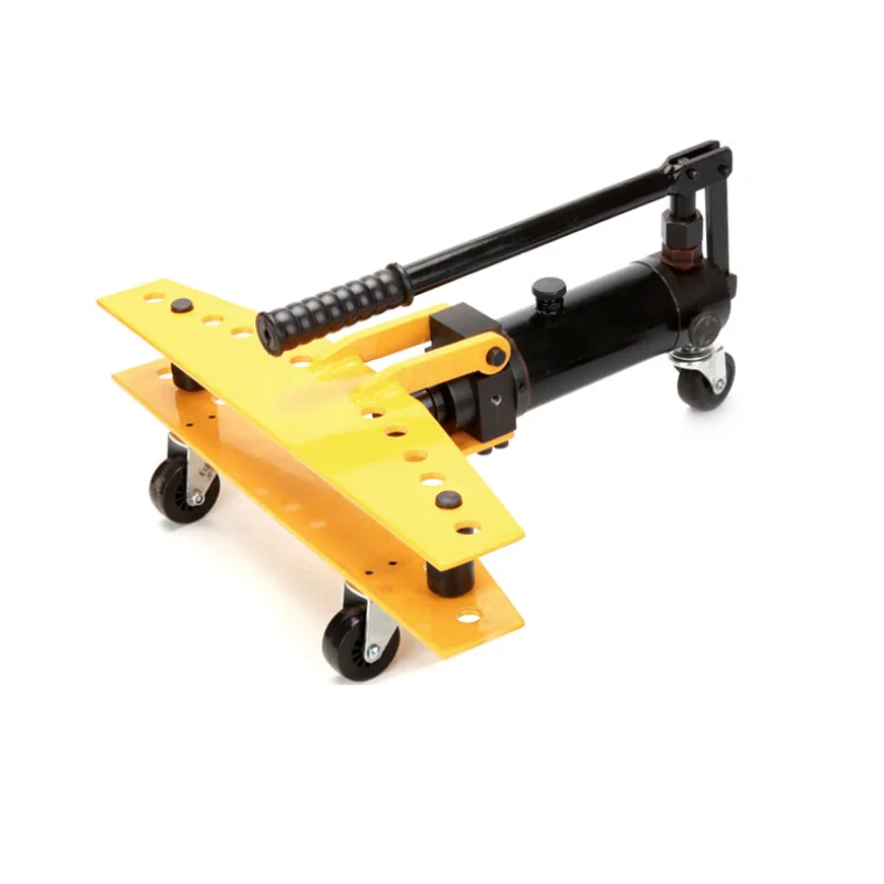 HHW-1 Hydraulic Electric Carbon Steel Tube Bending Machine Manual Pipe Bender manual pipe bender hand tube u bending tools iron steel copper aluminum tube bender swg 25