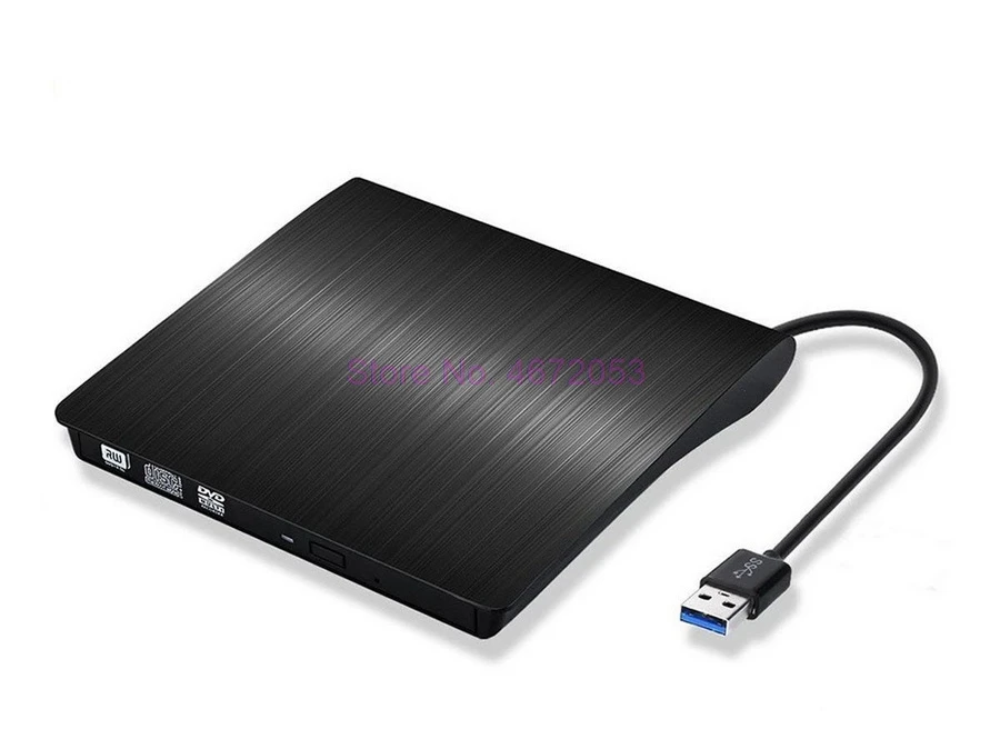 10pcs External Usb 3.0 High Speed Dl Dvd Rw Burner Cd Writer Slim