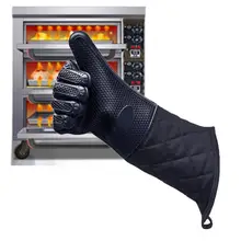 Силиконовые перчатки, термостойкие, изолированные, для микроволновой печи, против ожогов, водонепроницаемые, противоскользящие, для кухни, для приготовления пищи, для дома, защитные перчатки