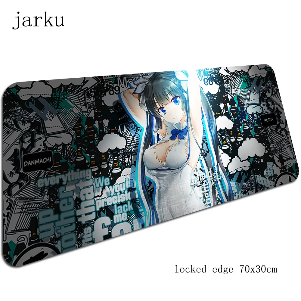 DanMachi mousepad Beautiful 700x300x3mm gaming mouse pad gamer mouse mat Birthday pad keyboard computer padmouse play mats