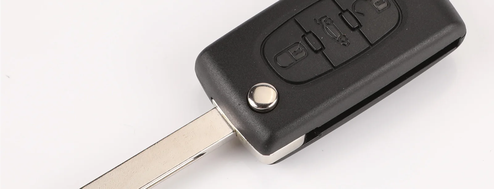 Kutery 3 кнопки автомобиля дистанционного ключа для CITROEN C1 C2 C3 C4 C5 Berlingo; Picasso управления сигнализации(CE0536 523, ASK/FSK, HU83 VA2