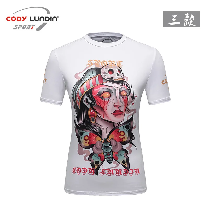Women Running Shirt Quick Dry Workout Top 3D Print Short Sleeve T-Shirts Fitness Clothes Tees & Tops Femme Yoga Gym Sport Tshirt
