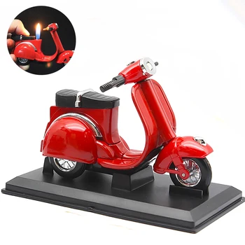 

Creative Gas Lighter Motorcycle Style Cigarette Lighters Decorations Collectibles Smoking Accessories For men's Gift 10pcs/lot