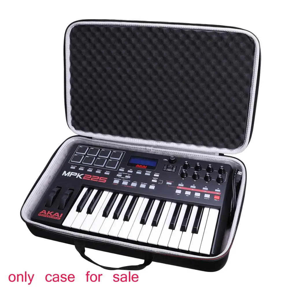 Rígido para Akai Controlador de Placa Ltgem Estojo Profissional Chave Midi Eva Mpk225 - Image 2