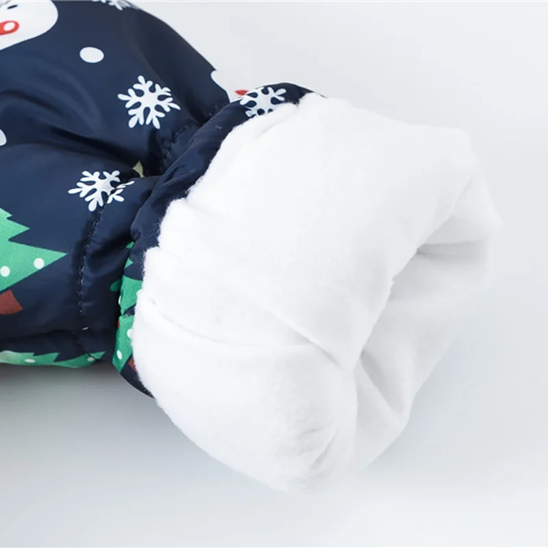 Детская одежда; куртки для мальчиков и девочек; детская зимняя теплая ветровка на молнии с капюшоном; пальто с принтом для малышей; Рождественская верхняя одежда с капюшоном для малышей