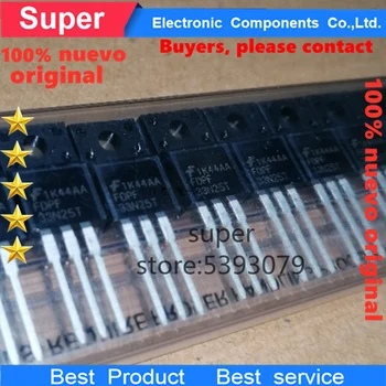 

100% nuevo 10 unids/lote MOSFET FDPF33N25T 33N25T FDPF33N25TRDTU 33A250V TO-220F Transistor original