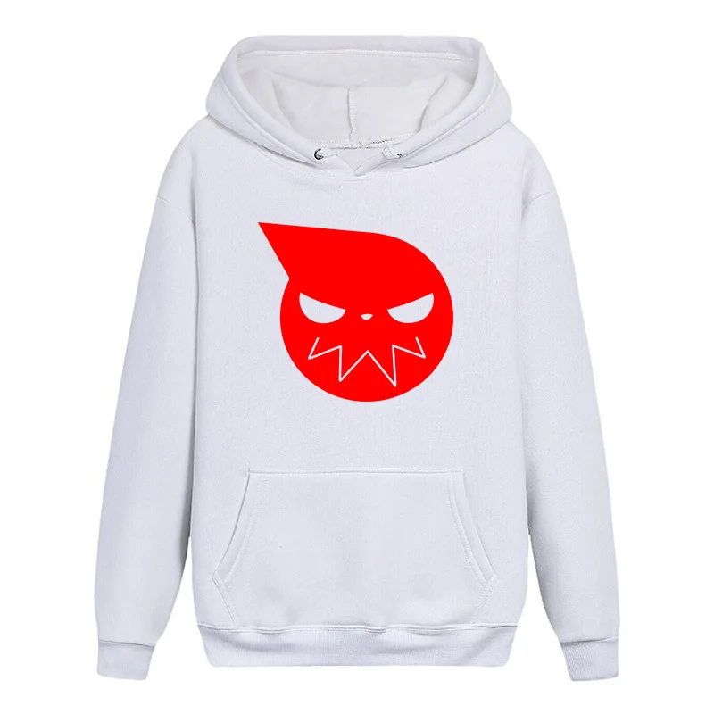 Горячая игра Soul Eater Monotone Priness с длинными рукавами фосфоресцирующие худи повседневные толстовки СВОБОДНЫЙ Модный популярный пуловер с капюшоном топы - Цвет: 02